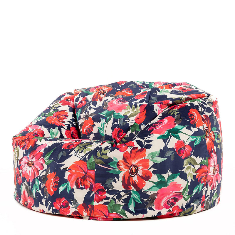 Icon® Bright Florals Classic Velvet Bean Bag