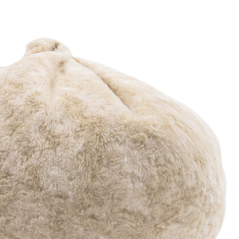 Faux Fur Bean Bag - Brown