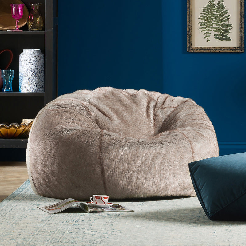 Faux Fur Bean Bag - Lapin