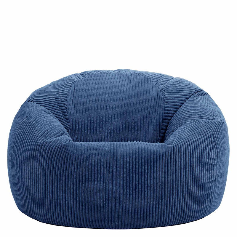 Kingston Cord Classic Bean Bag - Denim Blue