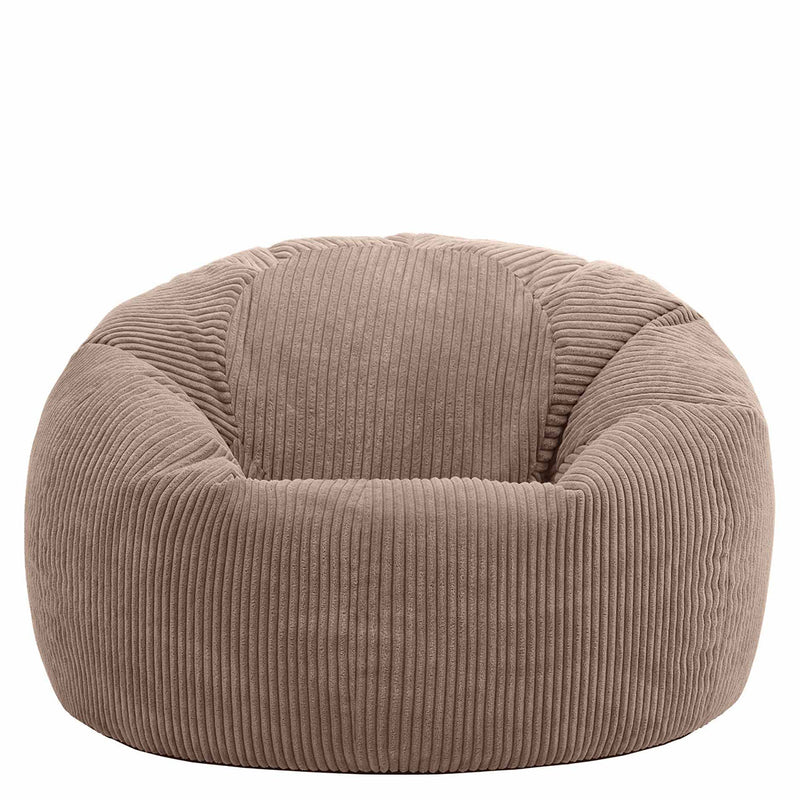 Kingston Cord Classic Bean Bag - Mocha Brown