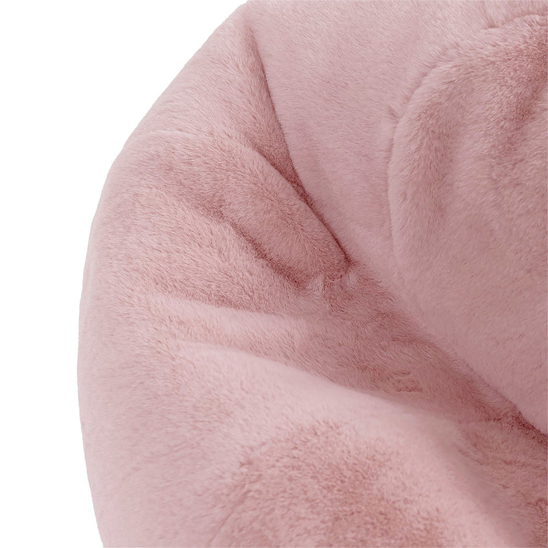 Kingston Faux Luxe Fur Classic Bean Bag - Pink