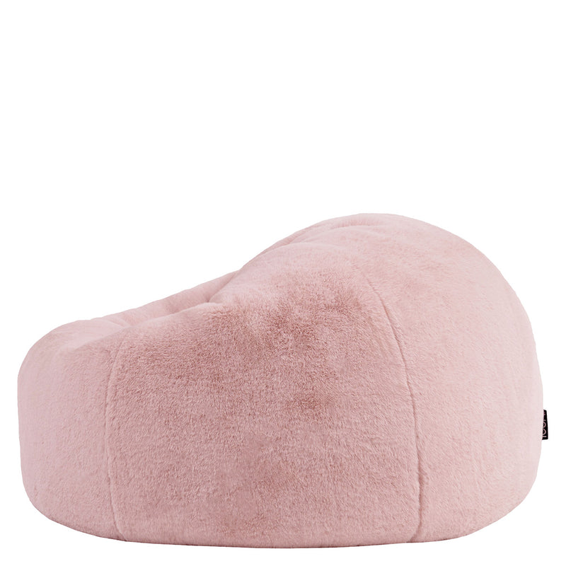 Kingston Faux Luxe Fur Classic Bean Bag - Pink