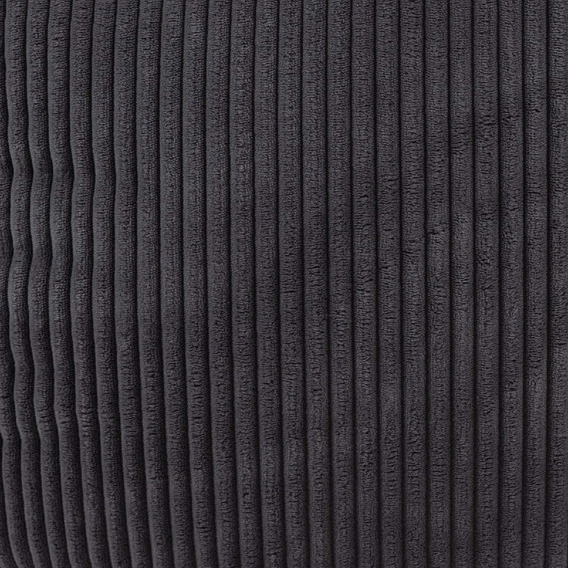 Kingston Corduroy XL Classic Bean Bag - Charcoal Grey