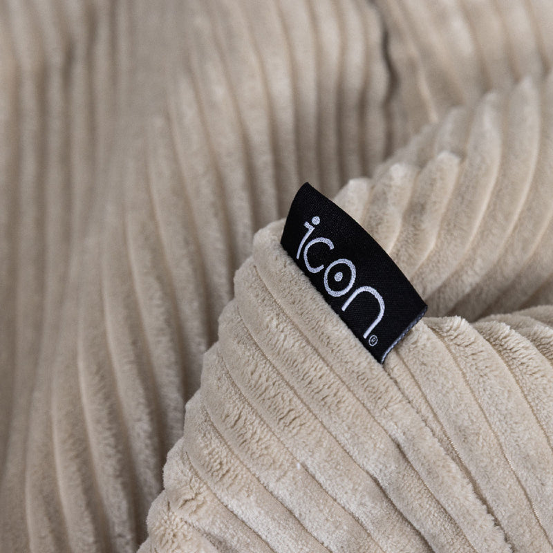 Kingston Corduroy XL Classic Bean Bag - Natural