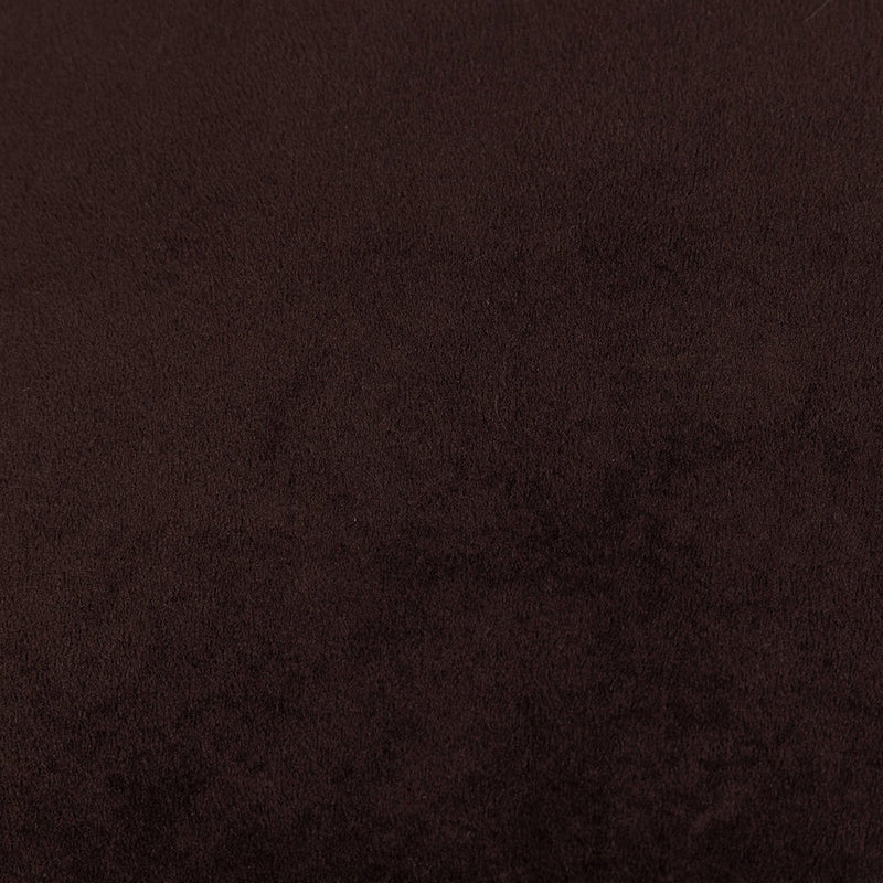 Amara Velvet Square Footstool - Brown