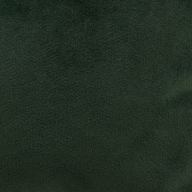 Amara Velvet Square Footstool - Forest Green