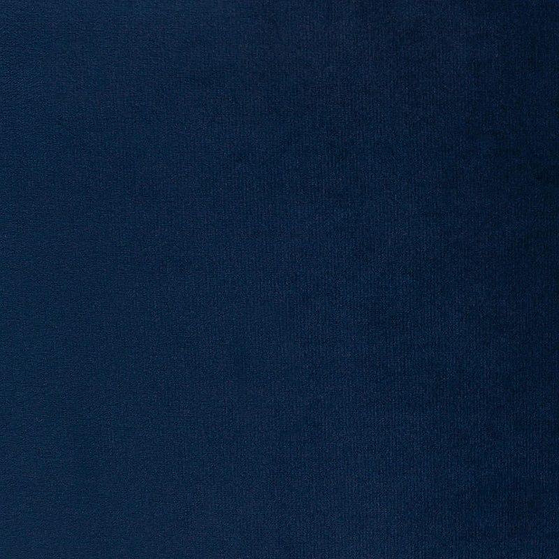 Amara Velvet Square Footstool - Navy Blue