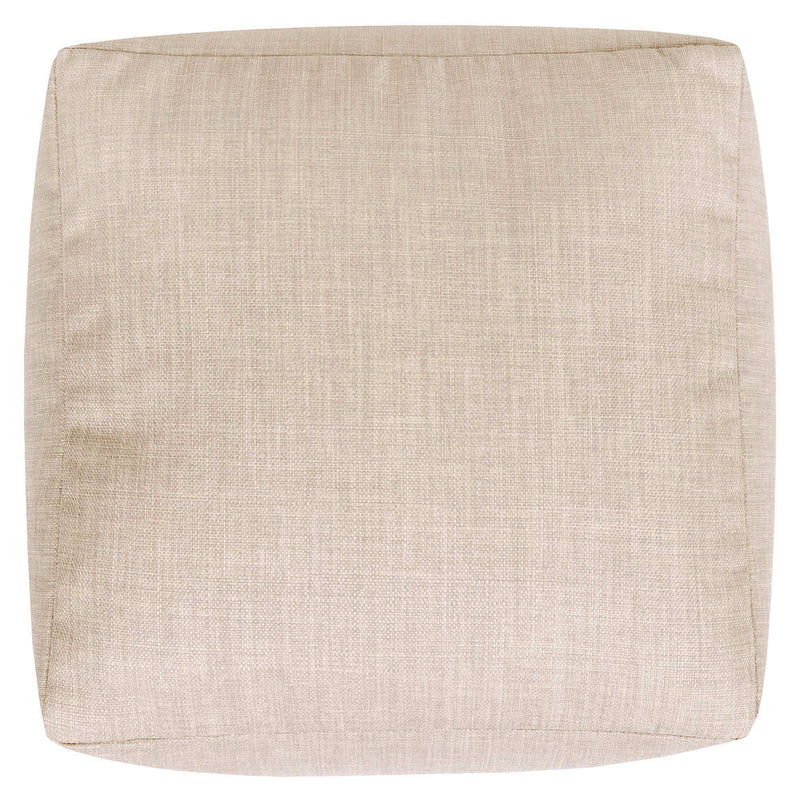 Amara Outdoor Woven Square Footstool - Natural