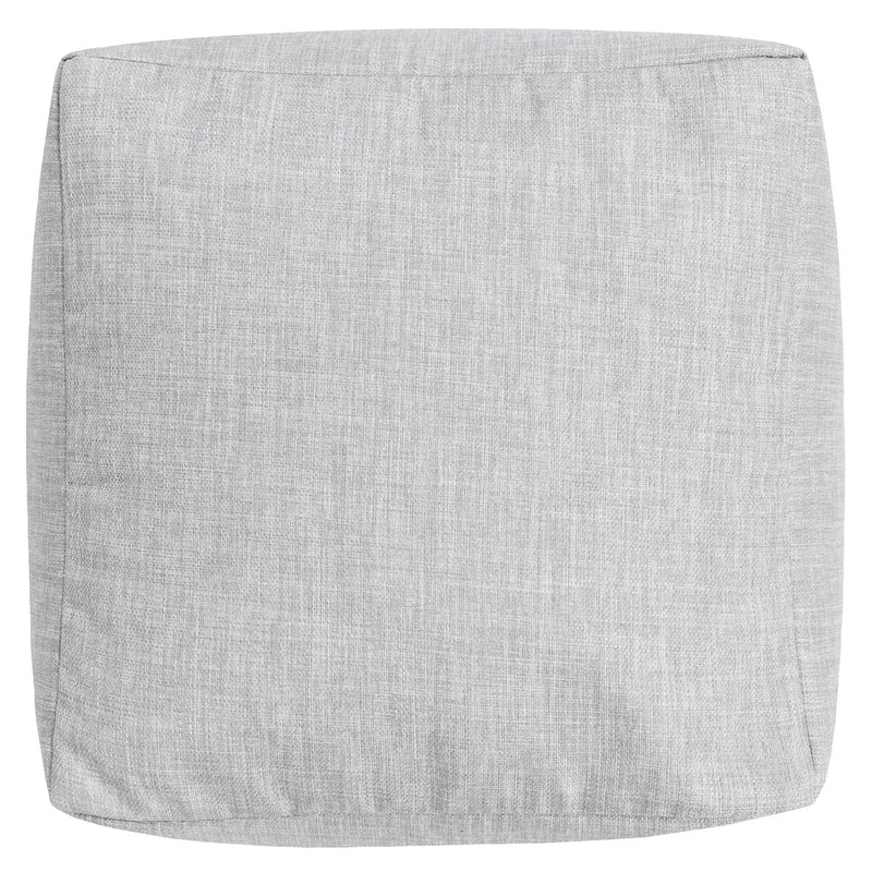 Amara Outdoor Woven Square Footstool - Grey