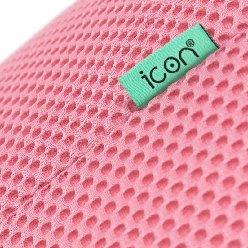 Gaming Performance Mesh Round Footstool - Pink