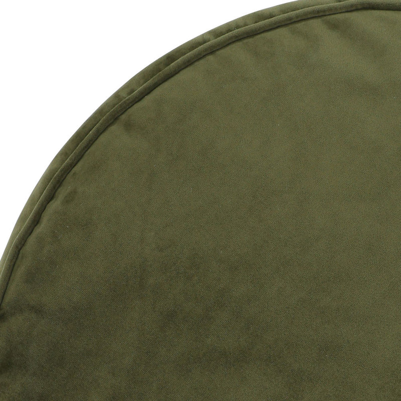 Milano Velvet Pouffe Footstool - Olive
