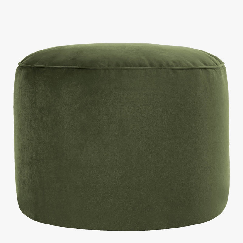 Milano Velvet Pouffe Footstool - Sage Green