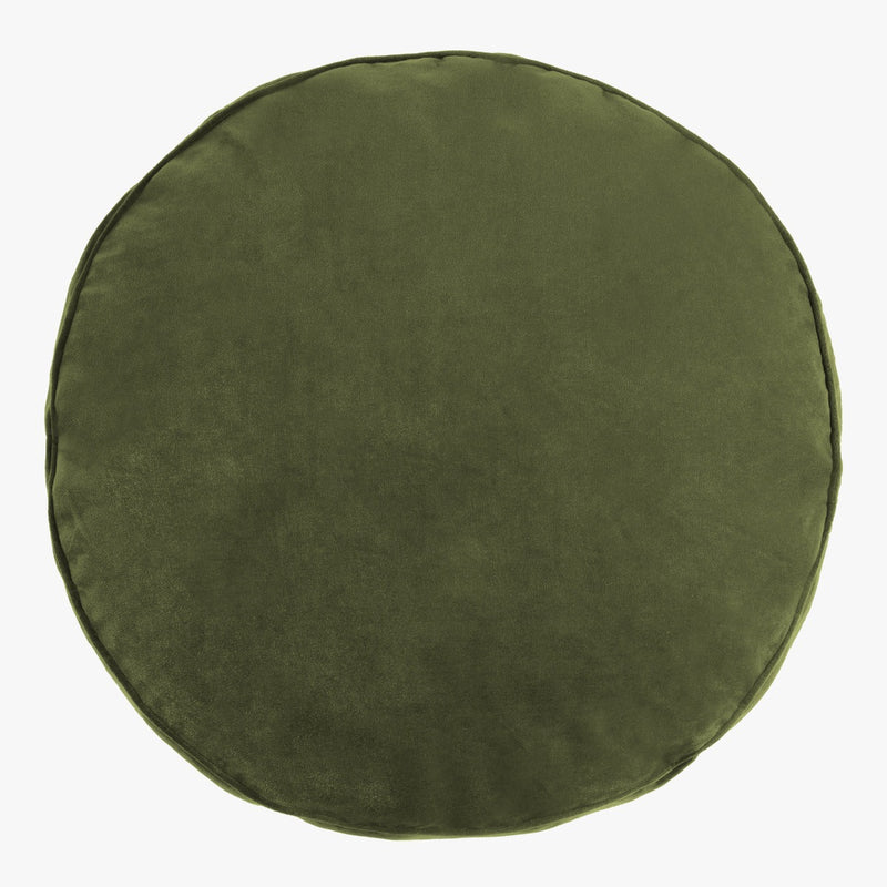 Milano Velvet Pouffe Footstool - Sage Green