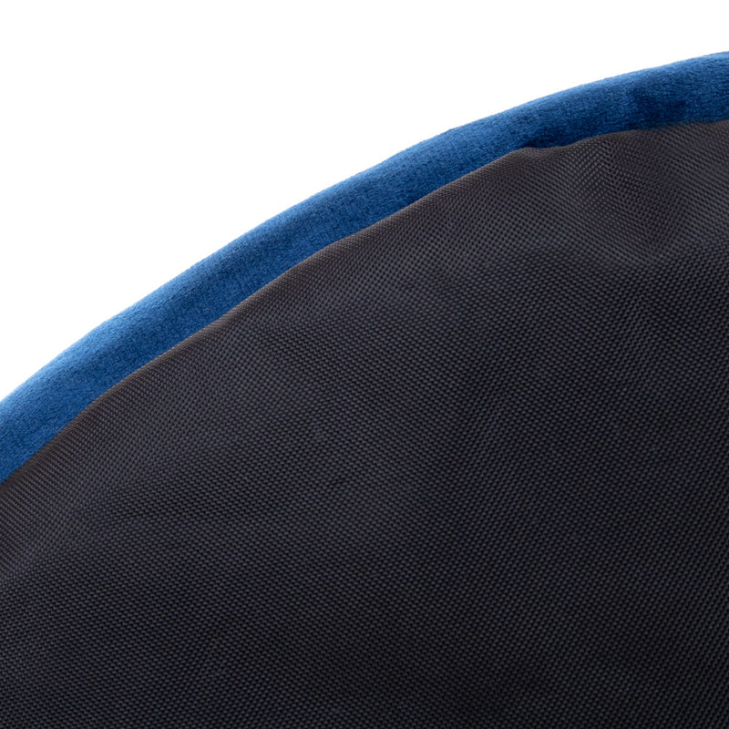 Milano Velvet Pouffe Footstool - Navy Blue