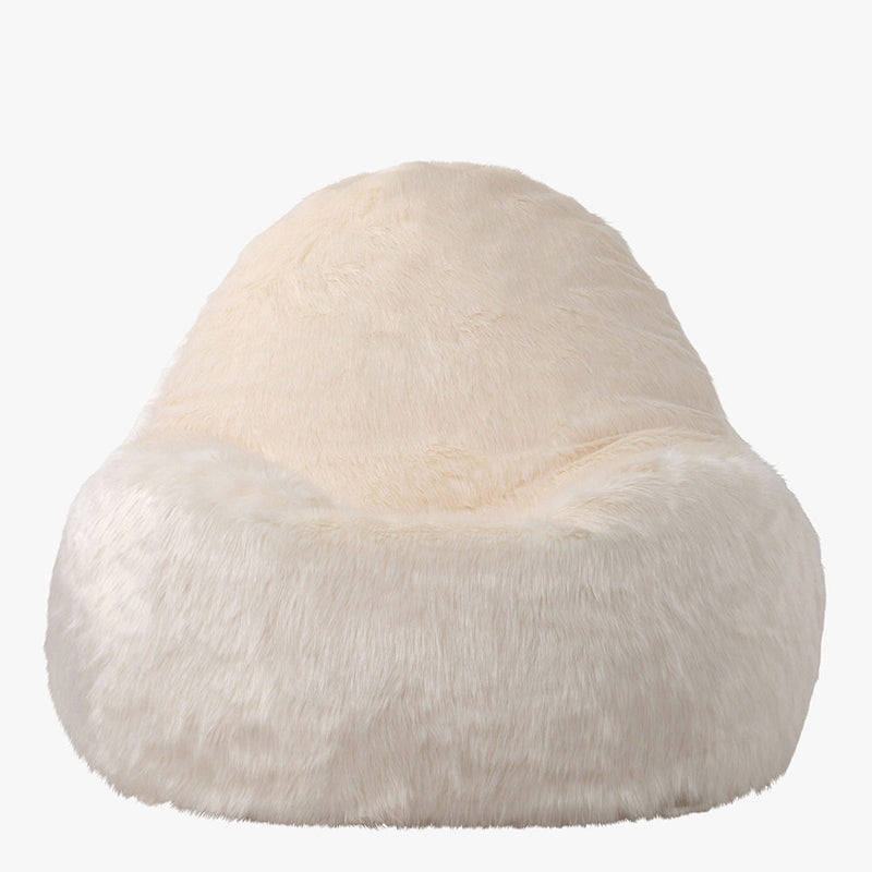 Faux Fur Dream Lounger Bean Bag - Beige