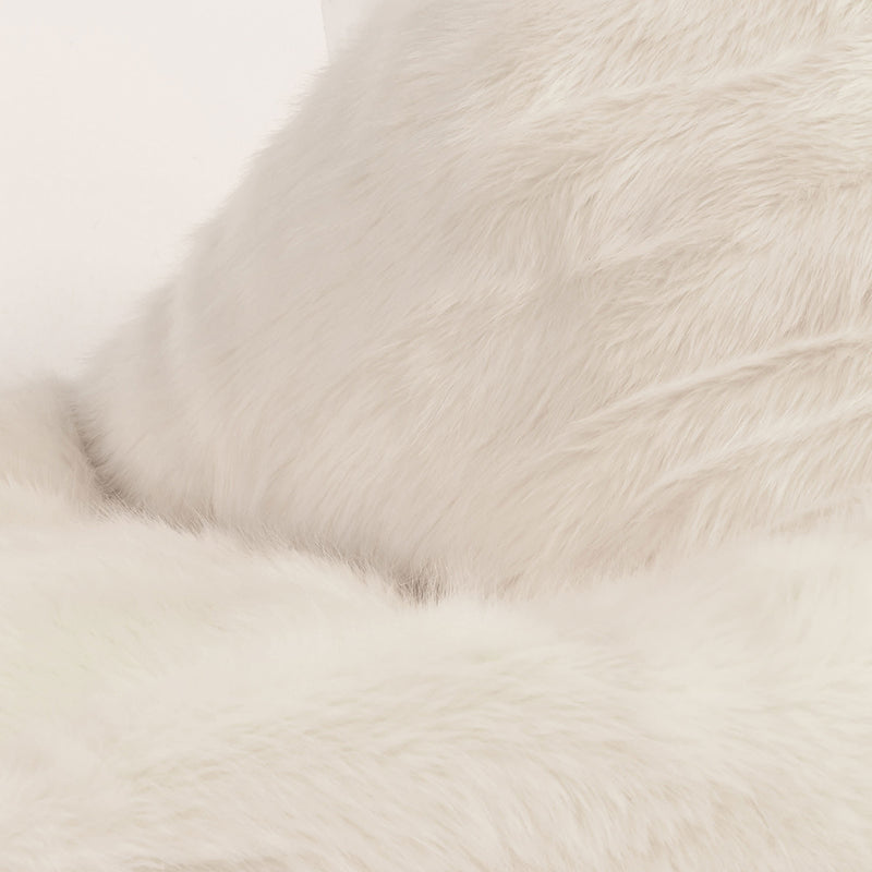 Faux Fur Dream Lounger Bean Bag - Beige
