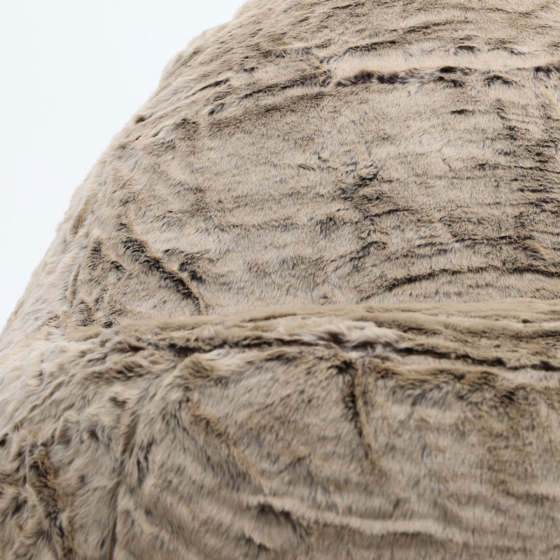 Faux Fur Dream Lounger Bean Bag - Mink