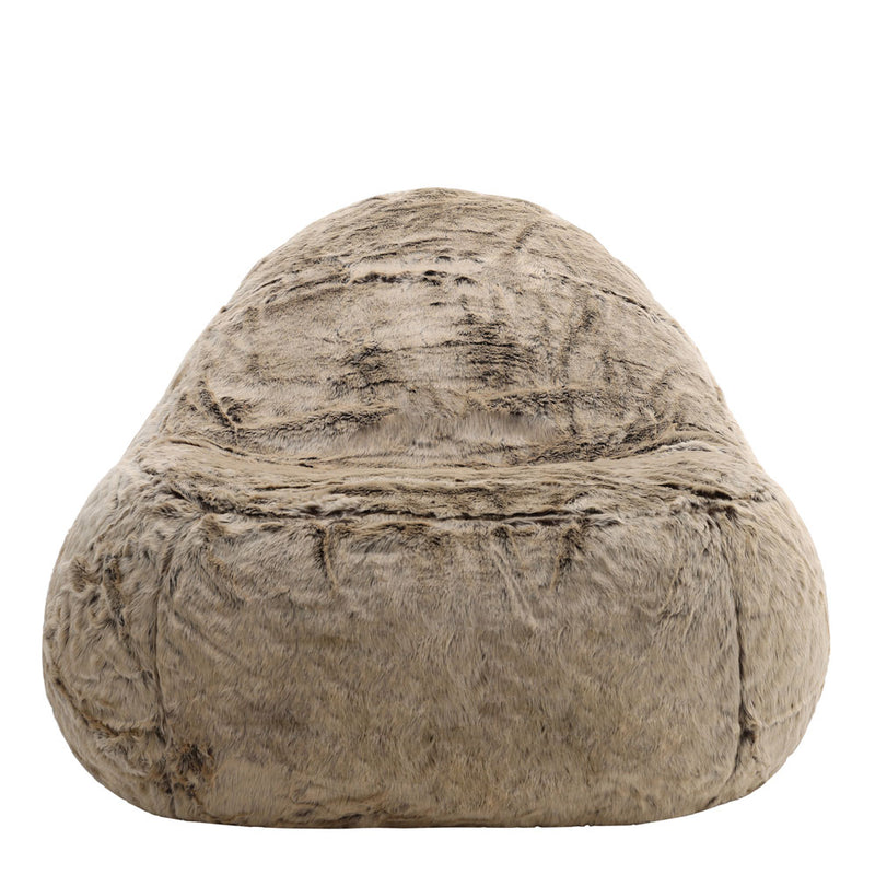 Faux Fur Dream Lounger Bean Bag - Mink