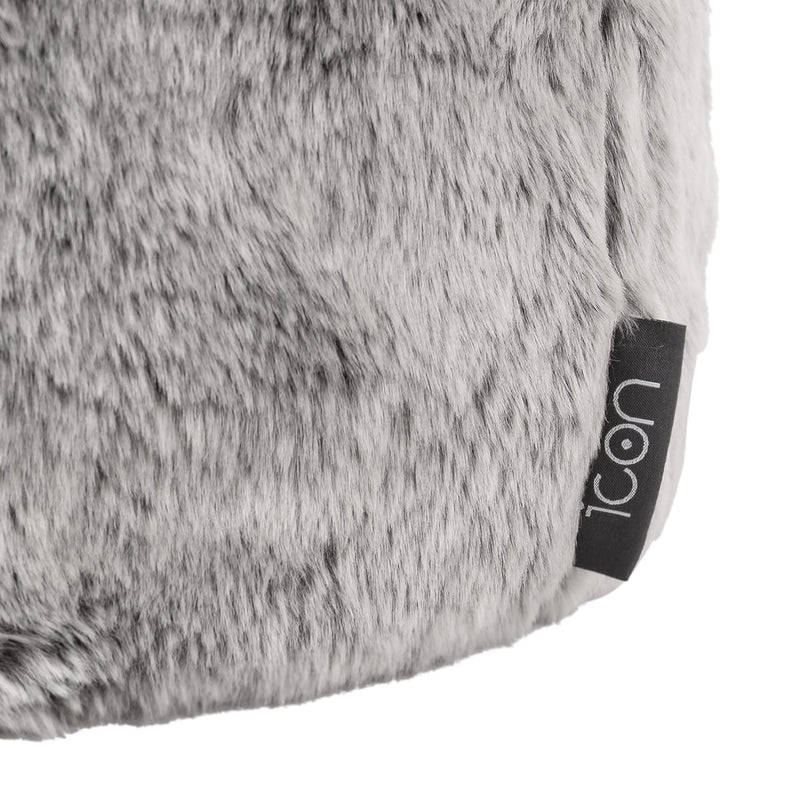 Kids Kingston Luxury Faux Fur Classic Bean Bag - Grey