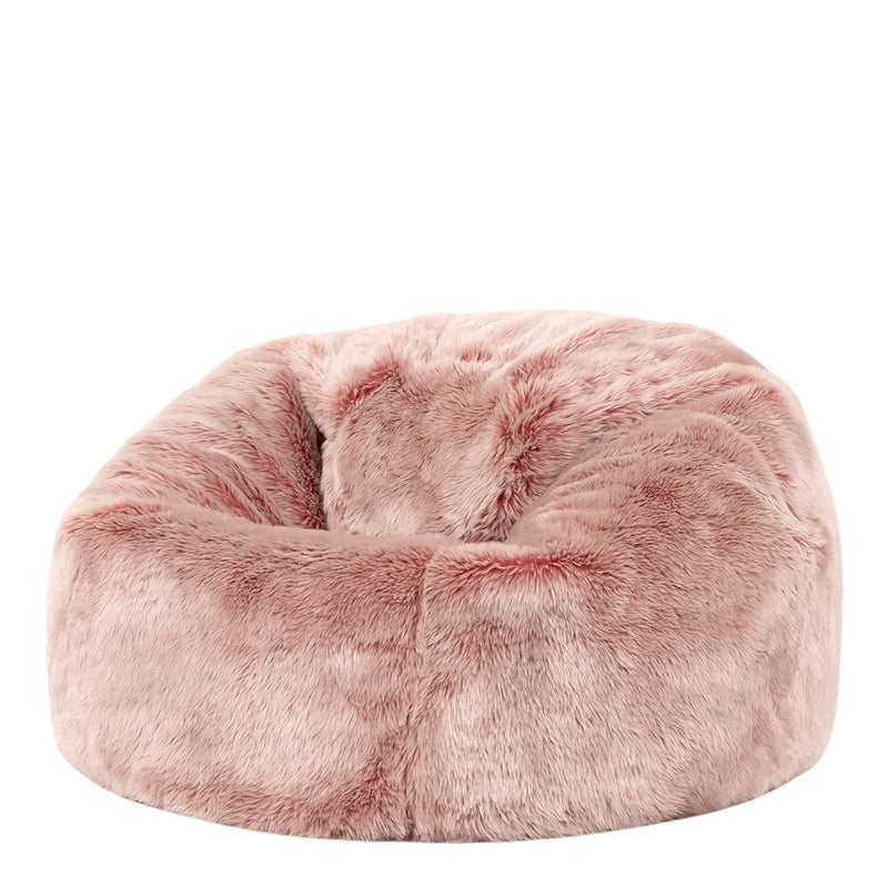 Kids Kingston Luxury Faux Fur Classic Bean Bag - Pink