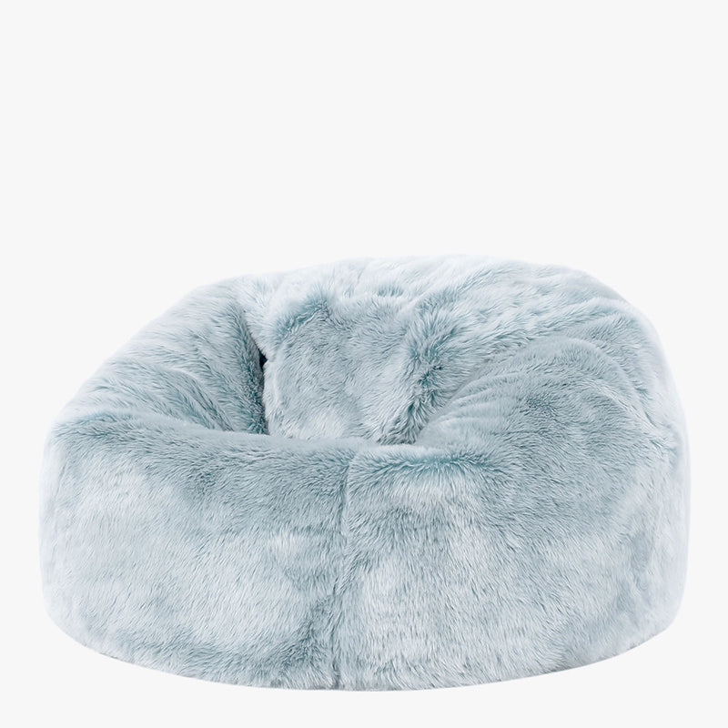 Kids Kingston Luxury Faux Fur Classic Bean Bag - Light Blue