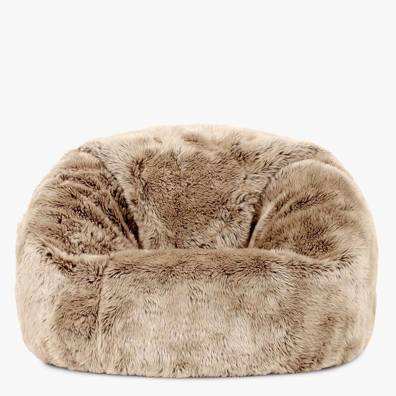 Kids Kingston Luxury Faux Fur Classic Bean Bag - Mink