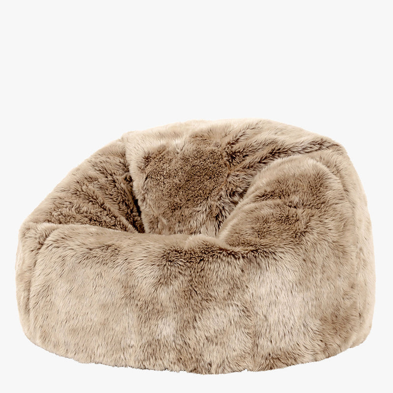 Kids Kingston Luxury Faux Fur Classic Bean Bag - Mink