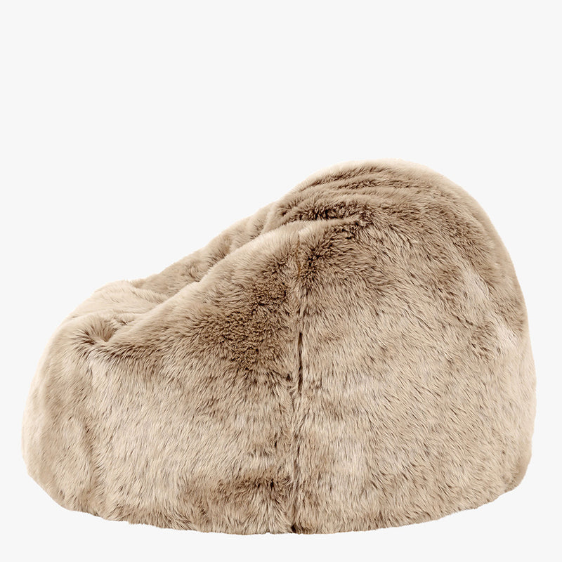 Kids Kingston Luxury Faux Fur Classic Bean Bag - Mink
