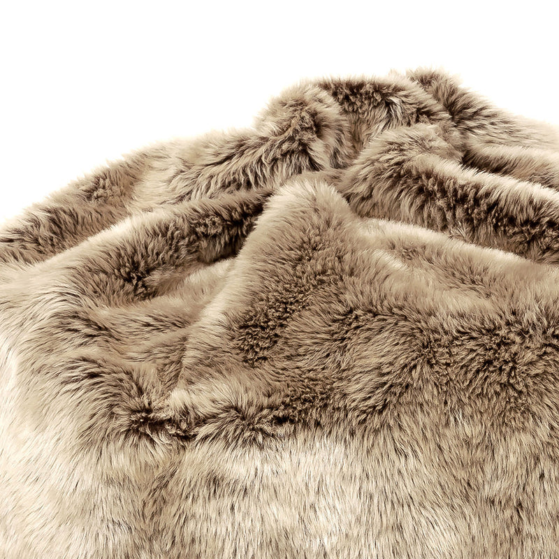 Kids Kingston Luxury Faux Fur Classic Bean Bag - Mink