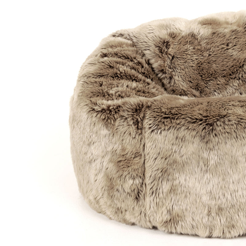 Kids Kingston Luxury Faux Fur Classic Bean Bag - Mink