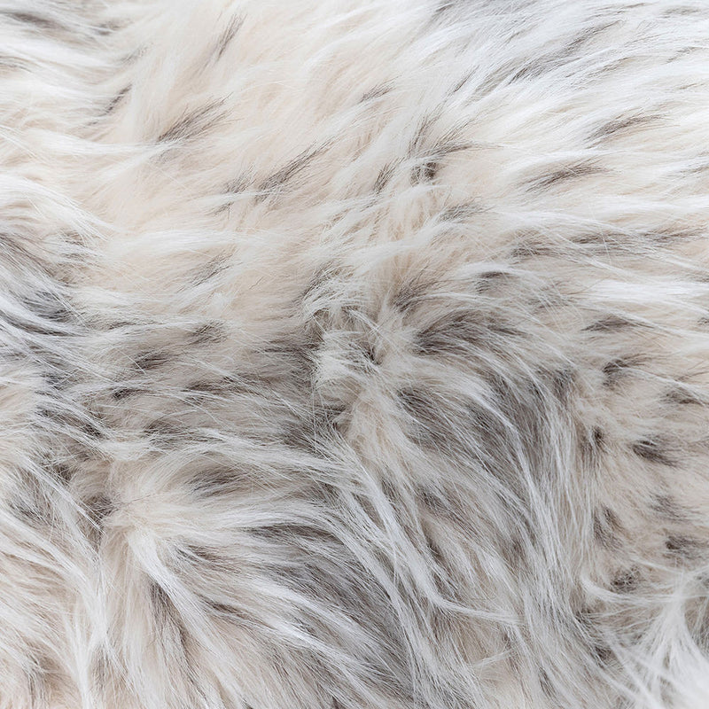 Kids Kingston Luxury Faux Fur Classic Bean Bag - Snow Leopard