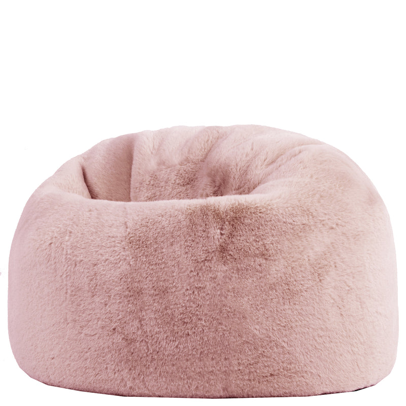 Kids Kingston Luxe Faux Fur Classic Bean Bag - Pink
