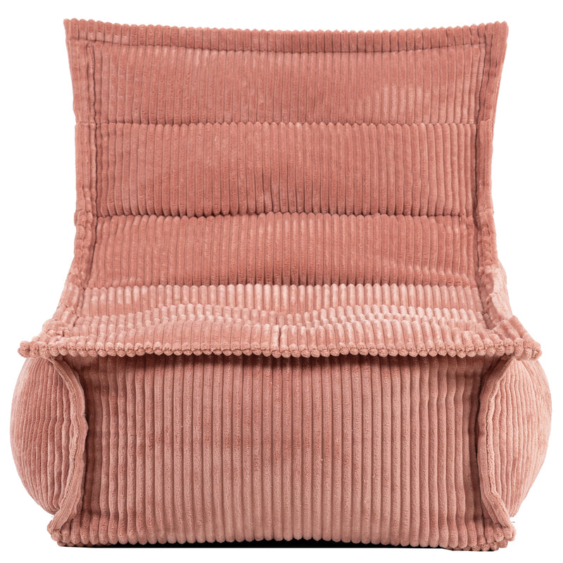 Kids Dolce Corduroy Lounger Bean Bag - Dawn Pink