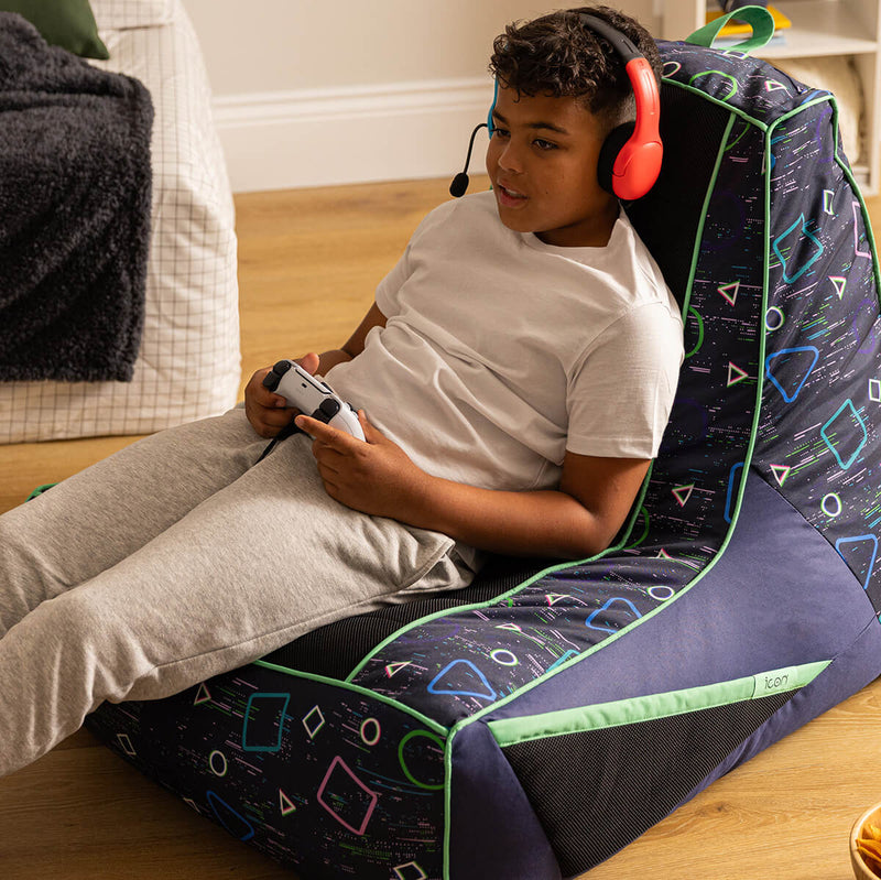 Meta Gaming Recliner Chair - Navy Blue