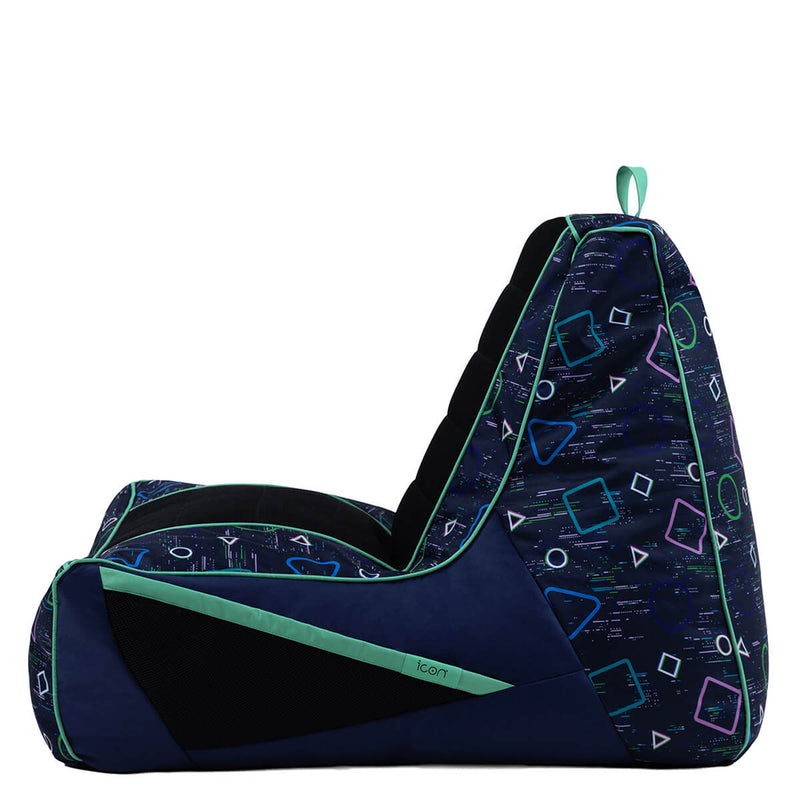 Meta Gaming Recliner Chair - Navy Blue