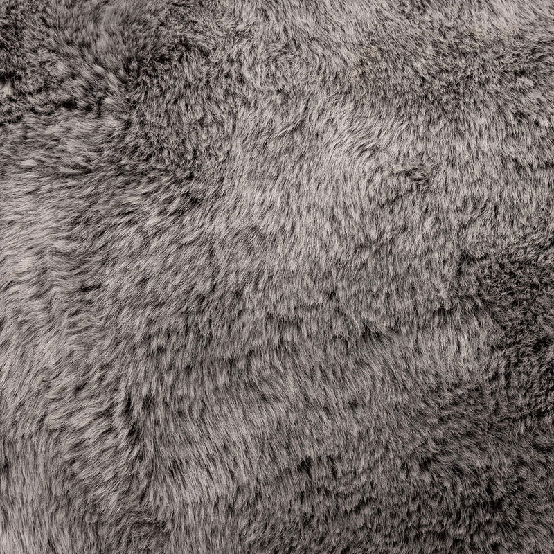 Kenai Cloud Two-seater Faux Fur Bean Bag - Arctic Wolf