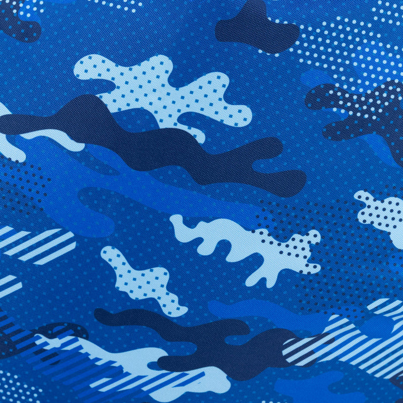 Gaming Water-Resistant High Back Bean Bag - Blue Camo