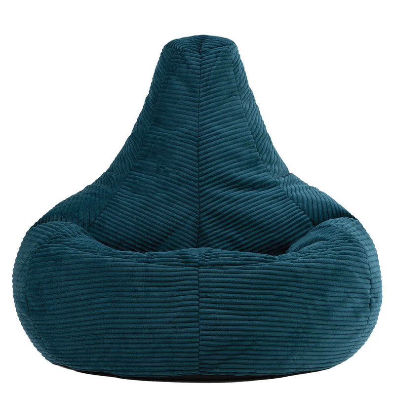 Dalton Cord High Back Bean Bag Recliner - Teal