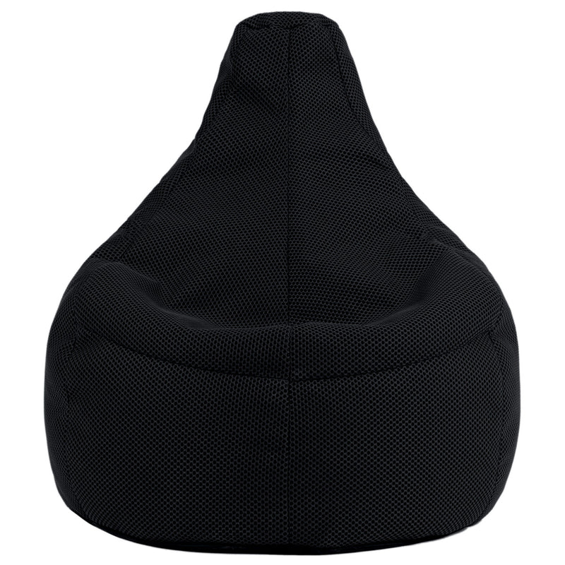 Gaming Performance Mesh Recliner Bean Bag - Black