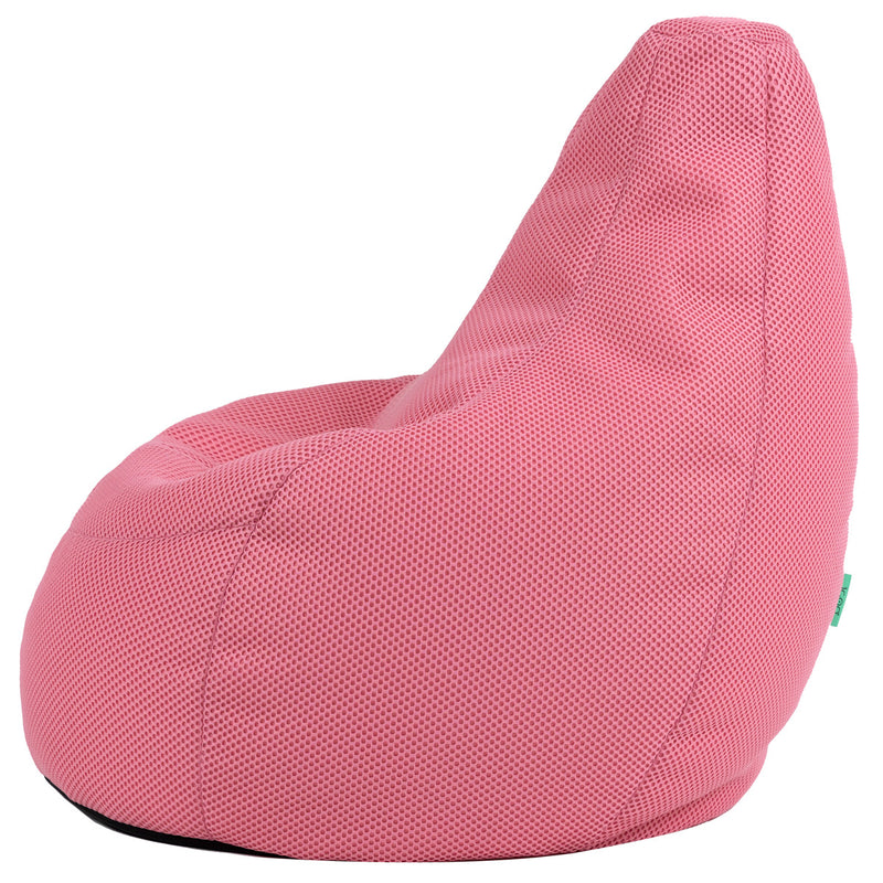 Gaming Performance Mesh Recliner Bean Bag - Pink