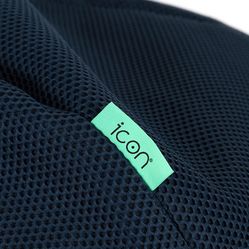 Gaming Performance Mesh XL Recliner Bean Bag - Navy Blue