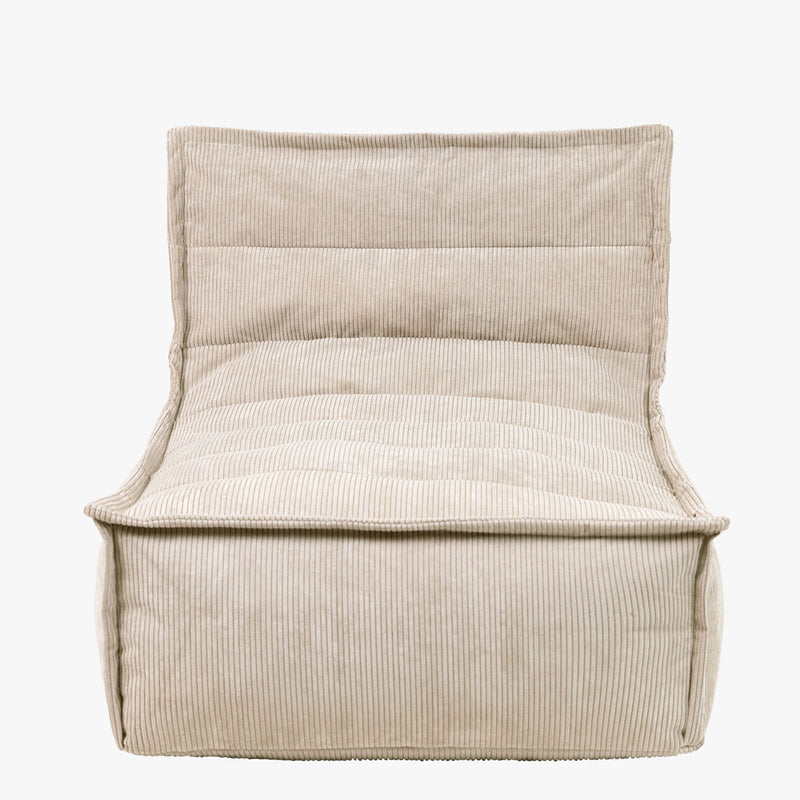 Dolce Corduroy Lounger - Natural
