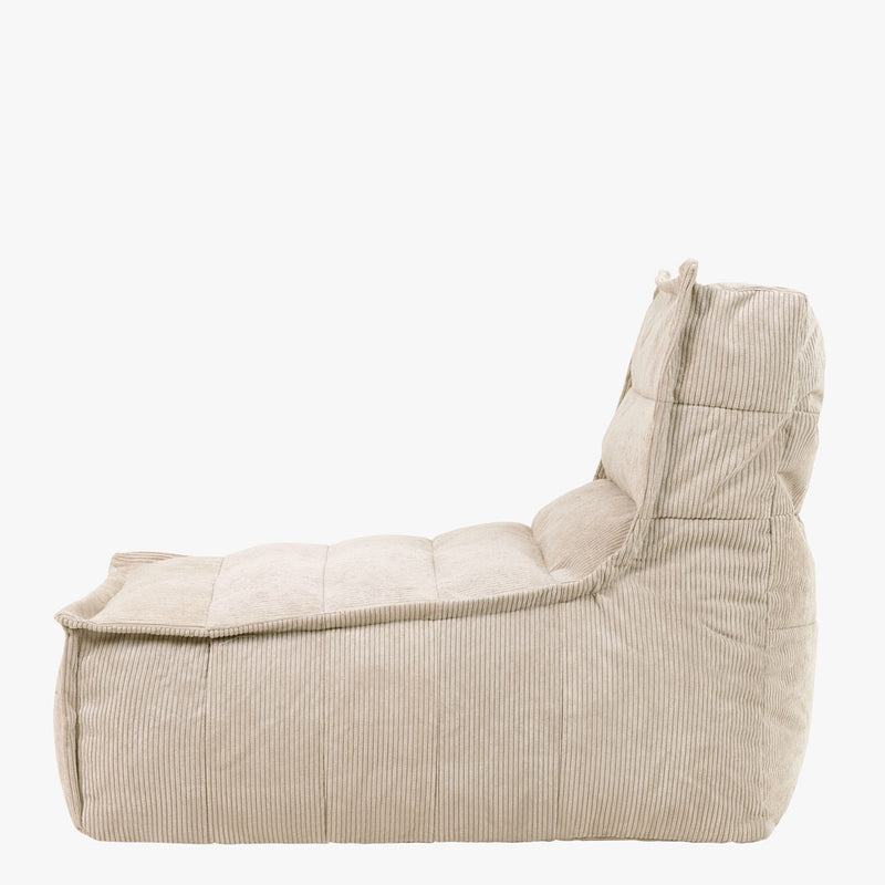Dolce Corduroy Lounger - Natural