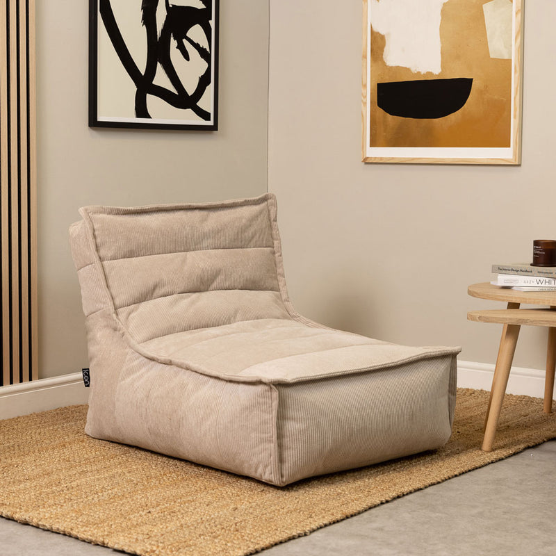 Dolce Corduroy Lounger - Natural
