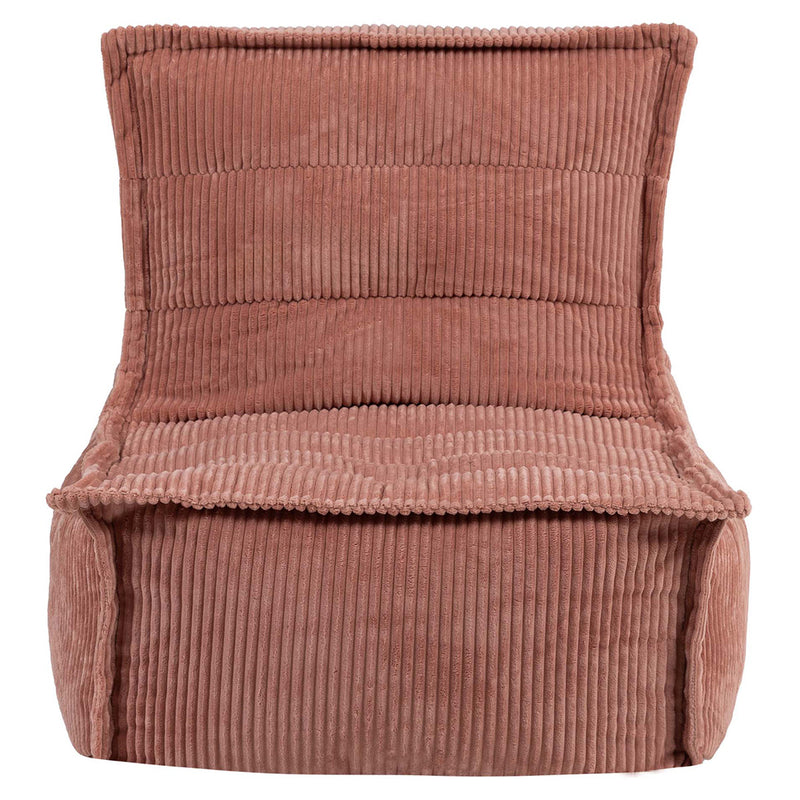 Dolce Corduroy Scandi Lounger Bean Bag - Pink