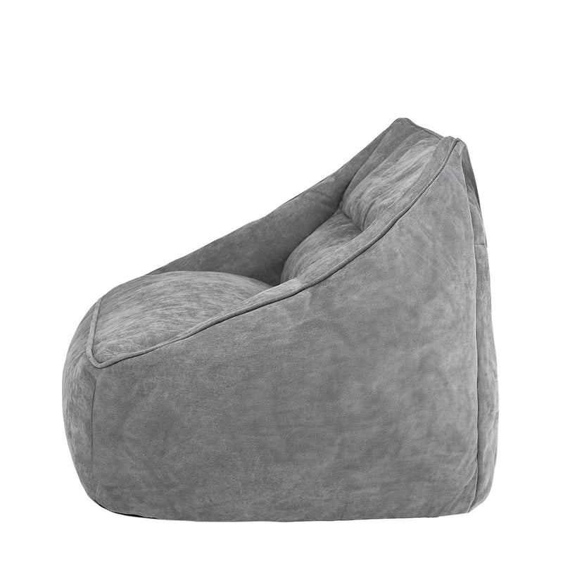 Cecilia Chenille Sofa Bean Bag - Grey