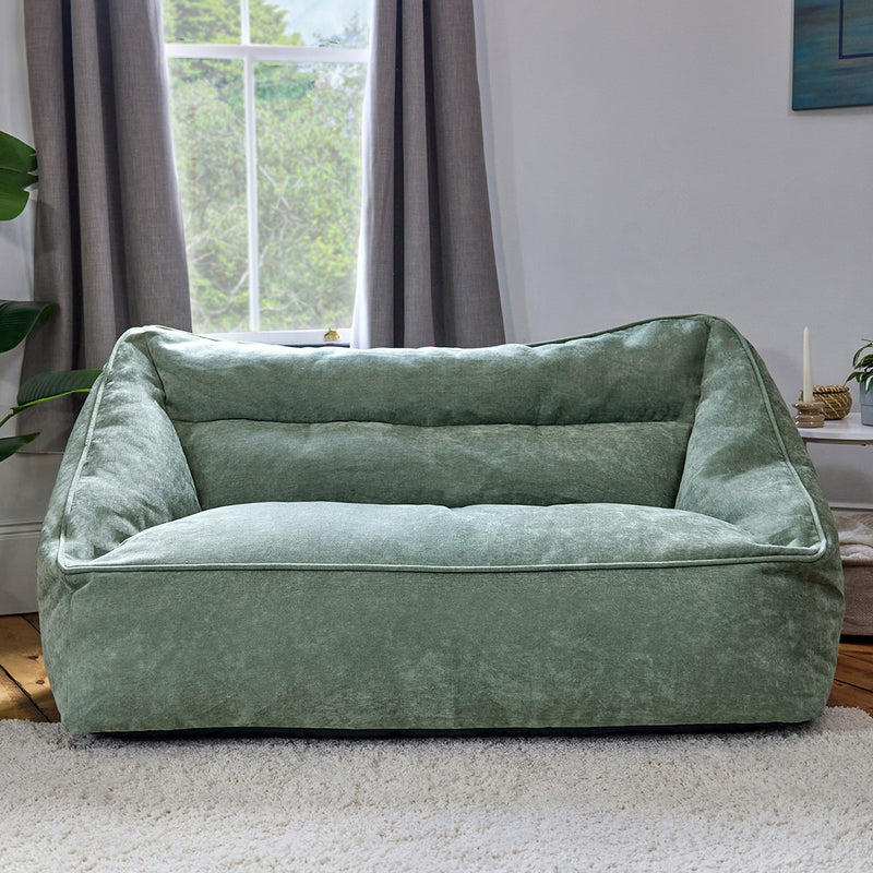 Cecilia Chenille Sofa Bean Bag - Sage Green