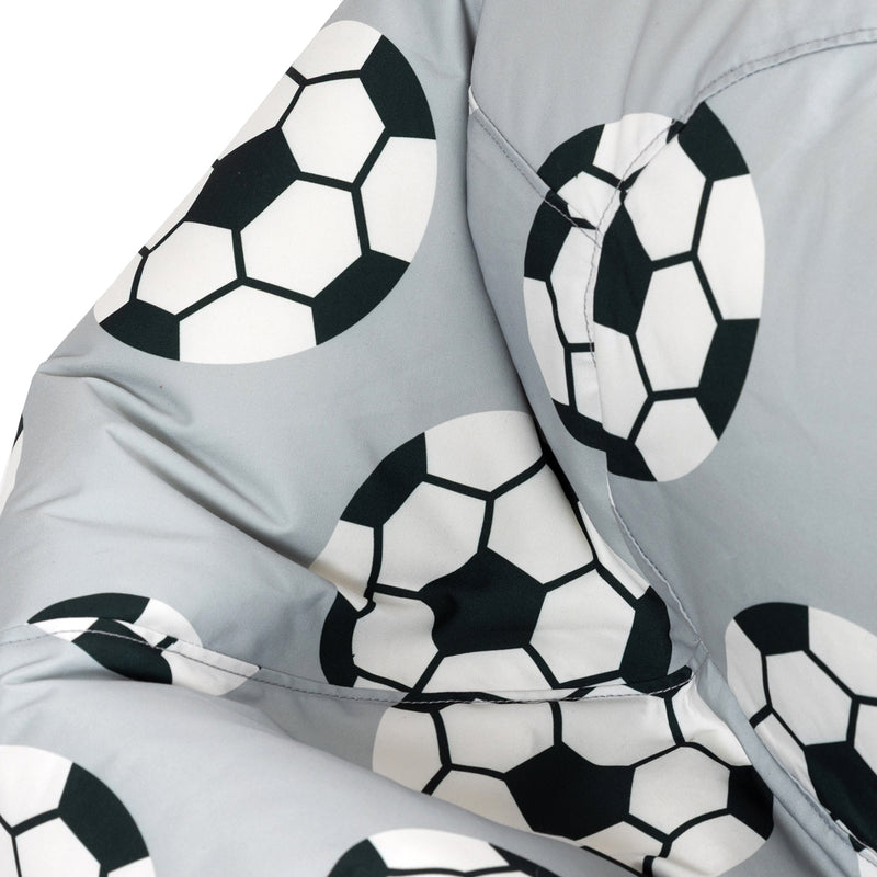 Kids XL Football Print Classic Bean Bag - Multicolour