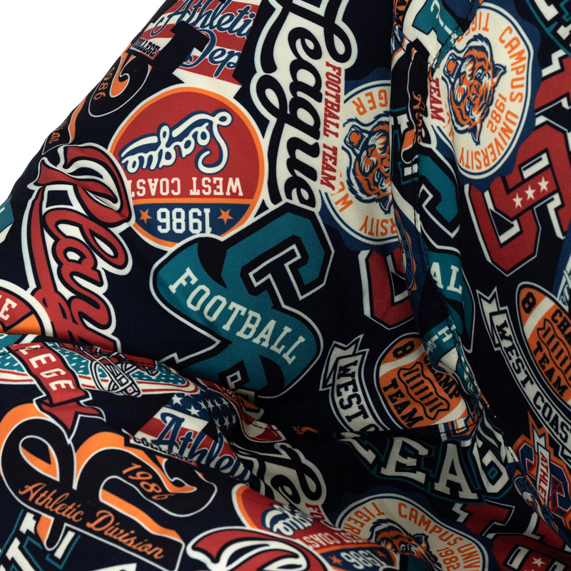 Kids XL Varsity Football Print Classic Bean Bag
